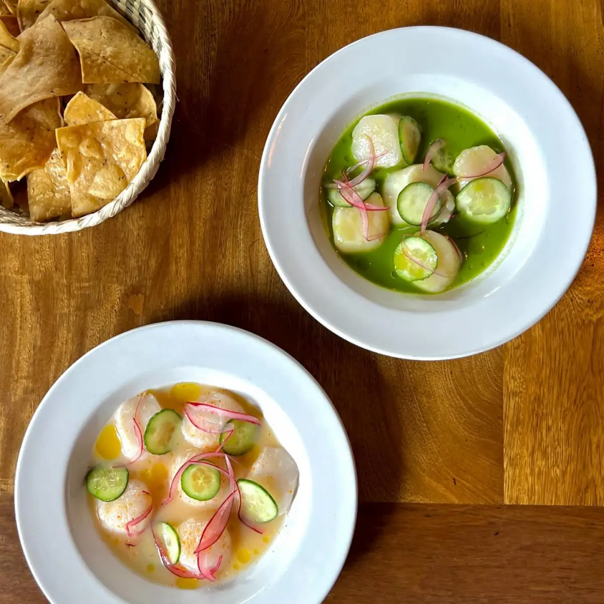 Tostadas de atún en Contramar